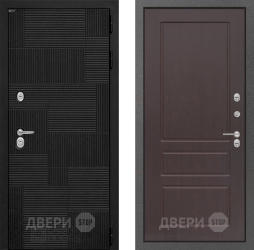 Входная металлическая Дверь Лабиринт (LABIRINT) Pazl 03 Орех премиум в Краснознаменске
