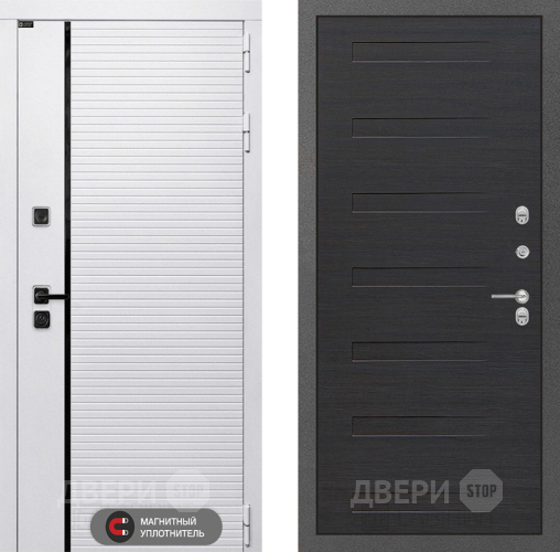 Входная металлическая Дверь Лабиринт (LABIRINT) Royal 14 Эковенге поперечный в Краснознаменске