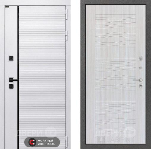 Дверь Лабиринт (LABIRINT) Royal 06 Сандал белый в Краснознаменске