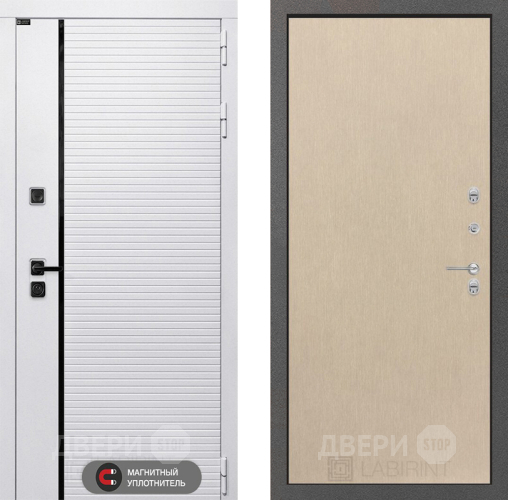 Входная металлическая Дверь Лабиринт (LABIRINT) Royal 05 Венге светлый в Краснознаменске