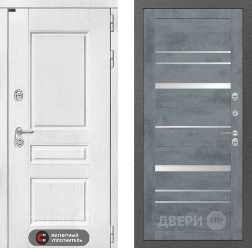 Входная металлическая Дверь Лабиринт (LABIRINT) Versal 20 Бетон темный в Краснознаменске
