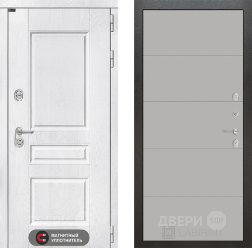 Дверь Лабиринт (LABIRINT) Versal 13 Грей софт в Краснознаменске