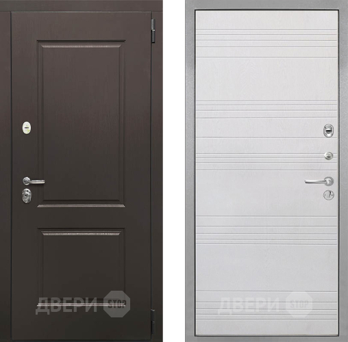 Входная металлическая Дверь Интекрон (INTECRON) Кампо ФЛ-316 Белый ясень в Краснознаменске