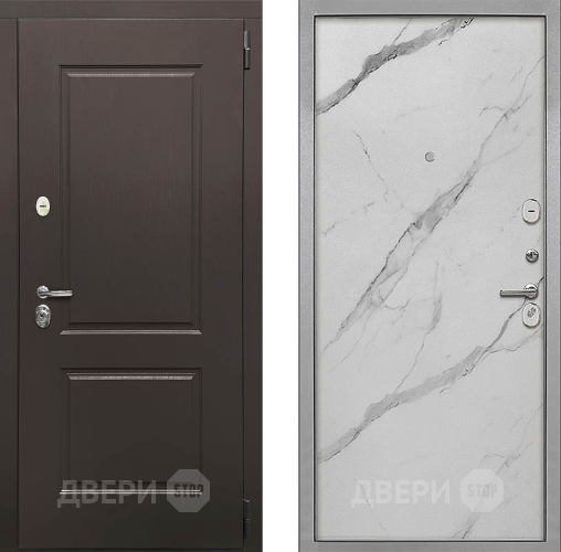Дверь Интекрон (INTECRON) Кампо Гладкая Мрамор натуральный арктик в Краснознаменске