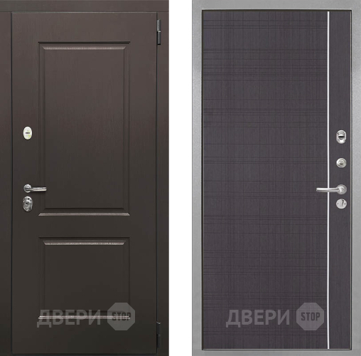 Входная металлическая Дверь Интекрон (INTECRON) Кампо В-07 с молдингом Венге в Краснознаменске