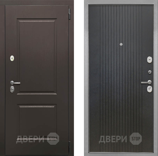 Дверь Интекрон (INTECRON) Кампо ФЛ-295 Лофт черный в Краснознаменске