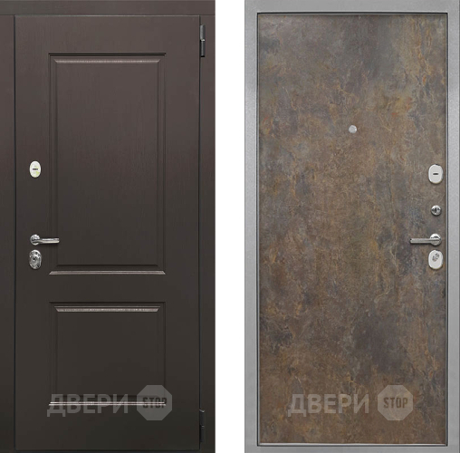 Входная металлическая Дверь Интекрон (INTECRON) Кампо Гладкая Гранж в Краснознаменске