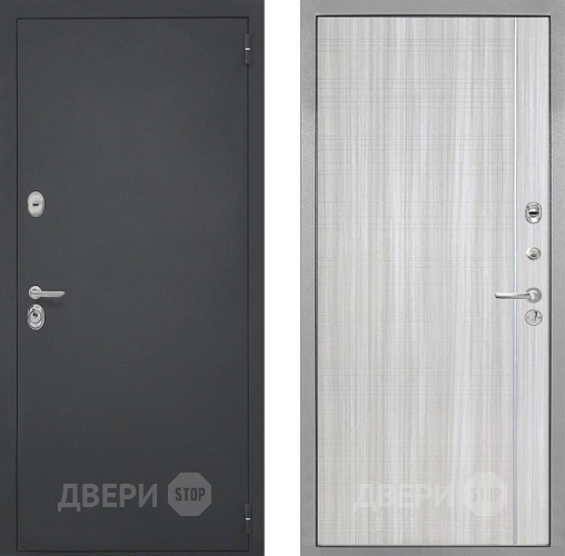 Входная металлическая Дверь Интекрон (INTECRON) Гектор В-07 с молдингом Сандал белый в Краснознаменске