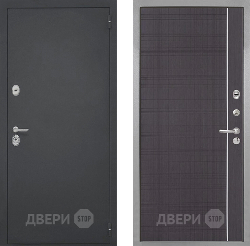 Входная металлическая Дверь Интекрон (INTECRON) Гектор В-07 с молдингом Венге в Краснознаменске