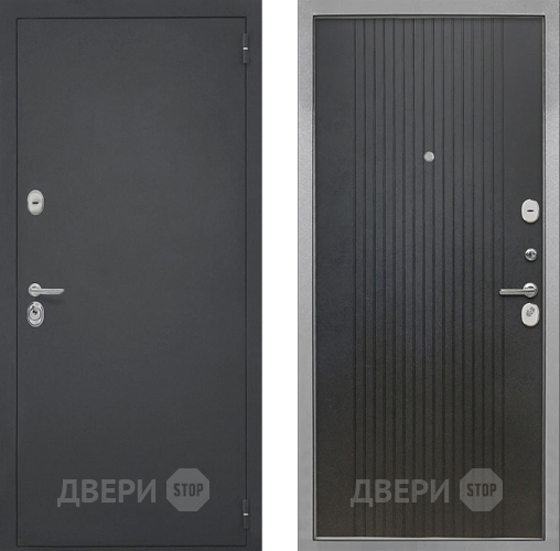 Дверь Интекрон (INTECRON) Гектор ФЛ-295 Лофт черный в Краснознаменске