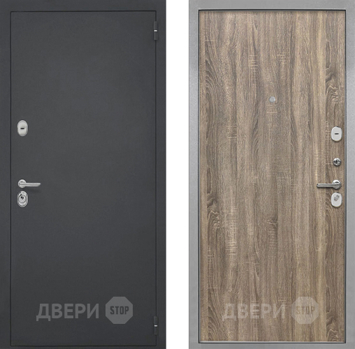Входная металлическая Дверь Интекрон (INTECRON) Гектор Гладкая Дуб турин в Краснознаменске