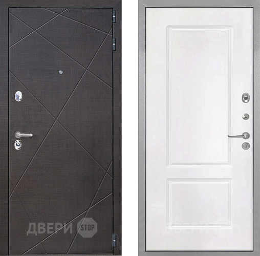 Входная металлическая Дверь Интекрон (INTECRON) Сенатор Лучи КВ-2 Белый матовый в Краснознаменске