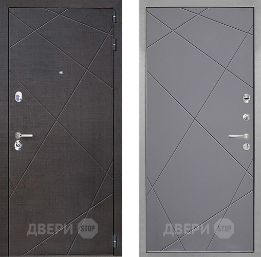 Входная металлическая Дверь Интекрон (INTECRON) Сенатор Лучи Лучи-М Графит софт в Краснознаменске