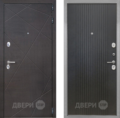 Входная металлическая Дверь Интекрон (INTECRON) Сенатор Лучи ФЛ-295 Лофт черный в Краснознаменске