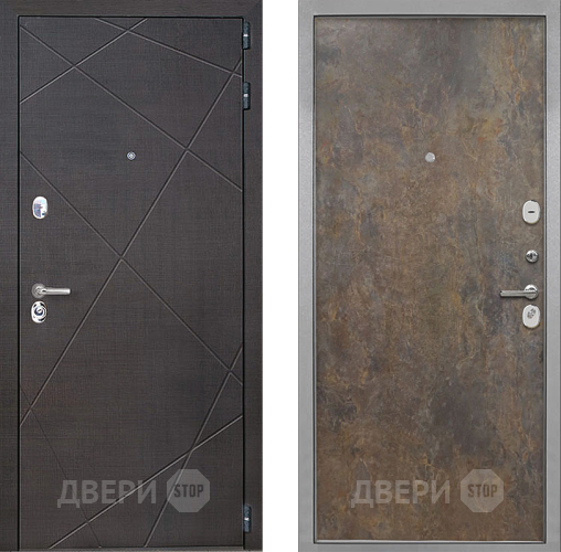 Входная металлическая Дверь Интекрон (INTECRON) Сенатор Лучи Гладкая Гранж в Краснознаменске
