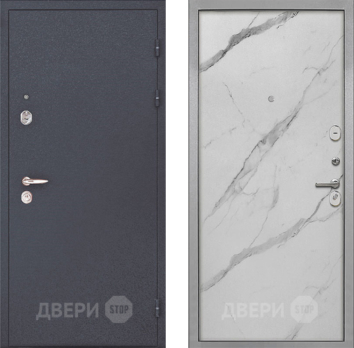 Дверь Интекрон (INTECRON) Колизей Гладкая Мрамор натуральный арктик в Краснознаменске