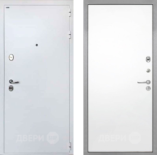 Входная металлическая Дверь Интекрон (INTECRON) Колизей White Гладкая Силк Сноу в Краснознаменске