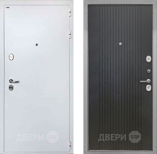 Входная металлическая Дверь Интекрон (INTECRON) Колизей White ФЛ-295 Лофт черный в Краснознаменске