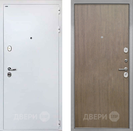 Входная металлическая Дверь Интекрон (INTECRON) Колизей White Гладкая шпон Венге коричневый в Краснознаменске