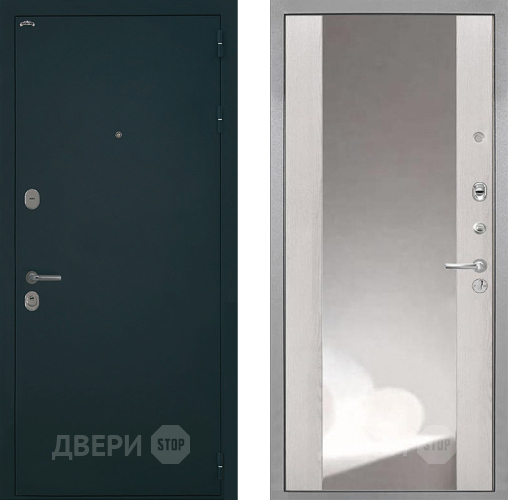 Входная металлическая Дверь Интекрон (INTECRON) Греция ФЛЗ-516 Зеркало Сосна белая в Краснознаменске