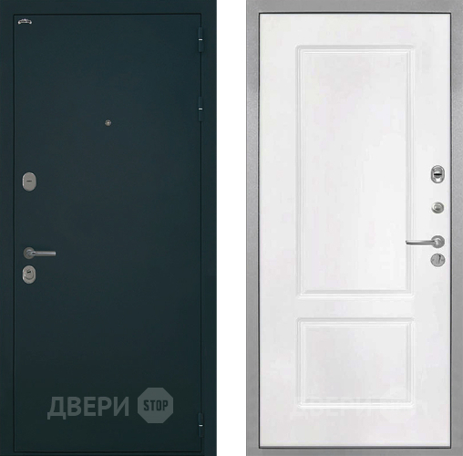 Входная металлическая Дверь Интекрон (INTECRON) Греция КВ-2 Белый матовый в Краснознаменске