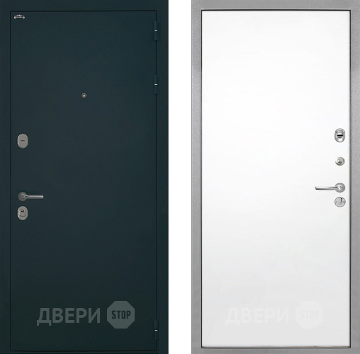 Входная металлическая Дверь Интекрон (INTECRON) Греция Гладкая Силк Сноу в Краснознаменске