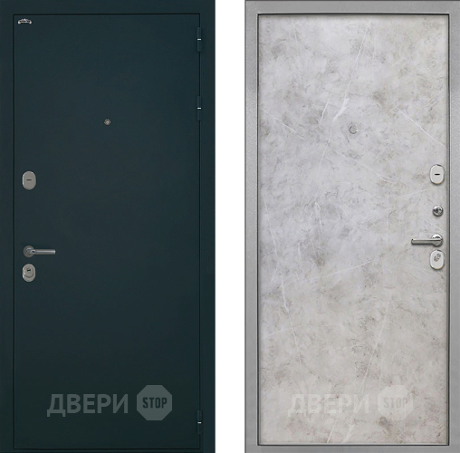 Входная металлическая Дверь Интекрон (INTECRON) Греция Гладкая Мрамор светлый в Краснознаменске
