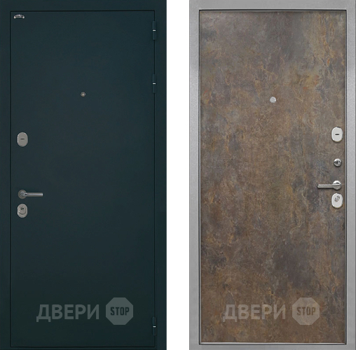 Входная металлическая Дверь Интекрон (INTECRON) Греция Гладкая Гранж в Краснознаменске