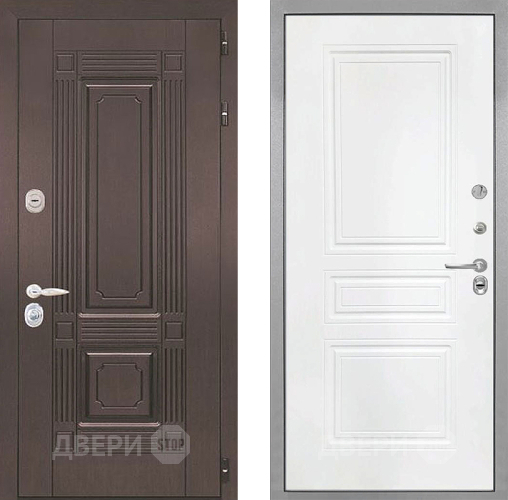 Входная металлическая Дверь Интекрон (INTECRON) Италия ФЛ-243 Белый матовый в Краснознаменске