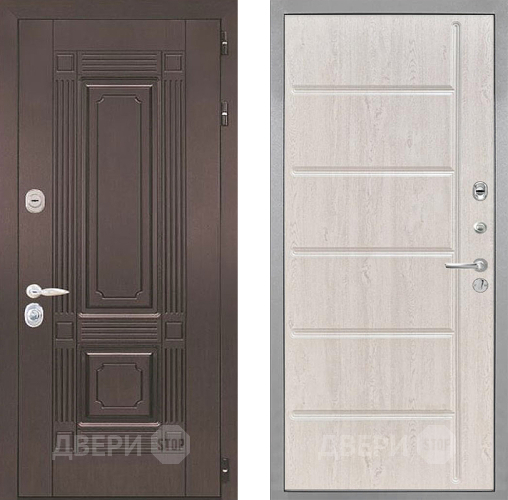 Входная металлическая Дверь Интекрон (INTECRON) Италия ФЛ-102 Сосна белая в Краснознаменске