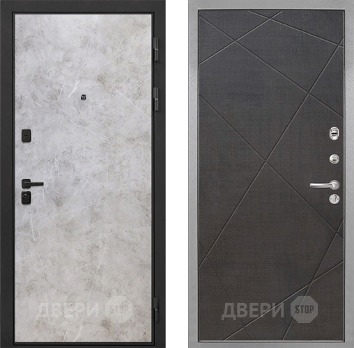 Дверь Интекрон (INTECRON) Профит Black Мрамор Светлый Лучи-М Венге распил кофе в Краснознаменске