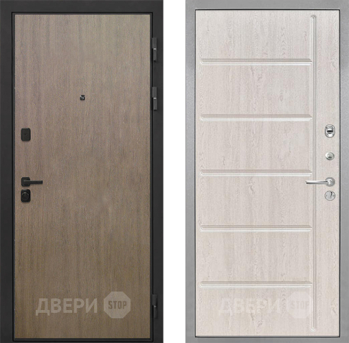 Входная металлическая Дверь Интекрон (INTECRON) Профит Black Венге Коричневый ФЛ-102 Сосна белая в Краснознаменске