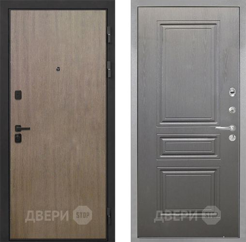 Входная металлическая Дверь Интекрон (INTECRON) Профит Black Венге Коричневый ФЛ-243 Графит вуд дуб в Краснознаменске