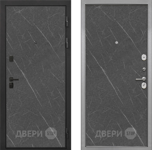 Входная металлическая Дверь Интекрон (INTECRON) Профит Black Гранит Лава Оникс Гладкая Гранит лава оникс в Краснознаменске