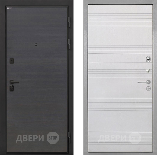 Входная металлическая Дверь Интекрон (INTECRON) Профит Black Эковенге ФЛ-316 Белый ясень в Краснознаменске