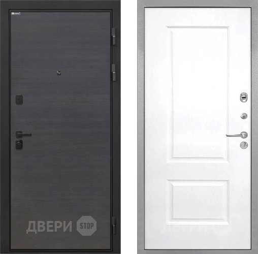 Входная металлическая Дверь Интекрон (INTECRON) Профит Black Эковенге Альба Роял Вуд белый в Краснознаменске