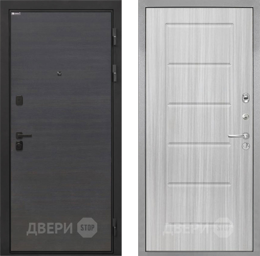 Входная металлическая Дверь Интекрон (INTECRON) Профит Black Эковенге ФЛ-39 Сандал белый в Краснознаменске