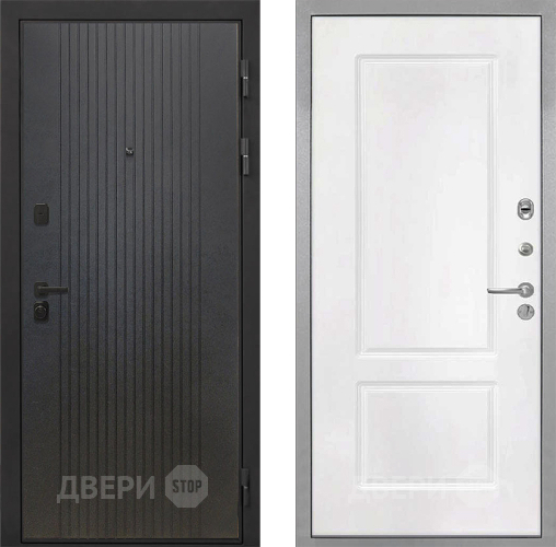 Входная металлическая Дверь Интекрон (INTECRON) Профит Black ФЛ-295 КВ-2 Белый матовый в Краснознаменске
