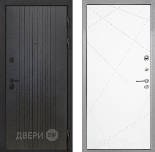 Входная металлическая Дверь Интекрон (INTECRON) Профит Black ФЛ-295 Лучи-М Софт милк в Краснознаменске