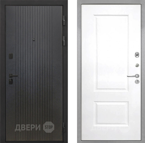 Входная металлическая Дверь Интекрон (INTECRON) Профит Black ФЛ-295 Альба Роял Вуд белый в Краснознаменске