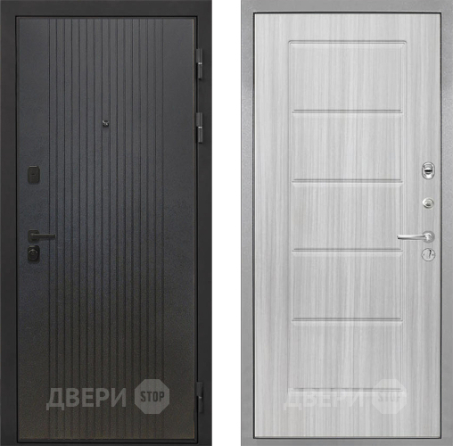 Входная металлическая Дверь Интекрон (INTECRON) Профит Black ФЛ-295 ФЛ-39 Сандал белый в Краснознаменске