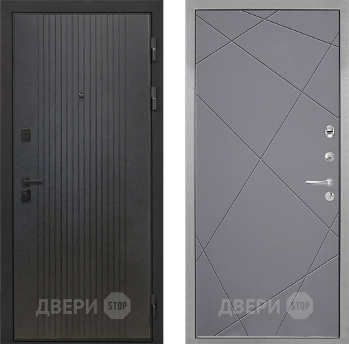 Дверь Интекрон (INTECRON) Профит Black ФЛ-295 Лучи-М Графит софт в Краснознаменске