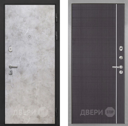 Входная металлическая Дверь Интекрон (INTECRON) Гектор Мрамор Светлый В-07 с молдингом Венге в Краснознаменске