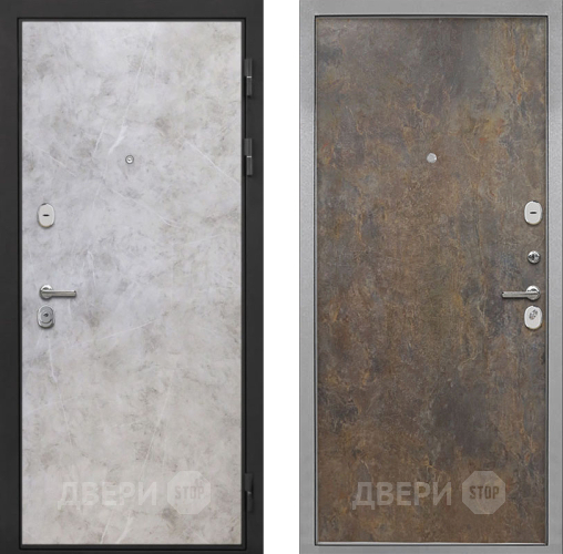 Дверь Интекрон (INTECRON) Гектор Мрамор Светлый Гладкая Гранж в Краснознаменске