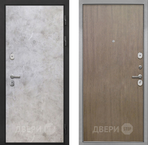 Входная металлическая Дверь Интекрон (INTECRON) Гектор Мрамор Светлый Гладкая шпон Венге коричневый в Краснознаменске