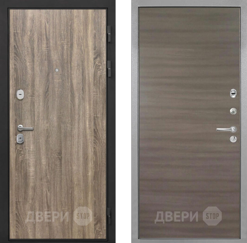 Входная металлическая Дверь Интекрон (INTECRON) Гектор Дуб Турин Гладкая Дуб тоскано поперечный в Краснознаменске