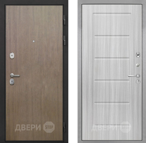 Входная металлическая Дверь Интекрон (INTECRON) Гектор Венге Коричневый ФЛ-39 Сандал белый в Краснознаменске