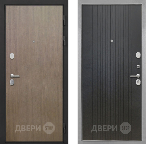 Дверь Интекрон (INTECRON) Гектор Венге Коричневый ФЛ-295 Лофт черный в Краснознаменске
