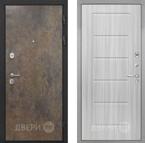 Входная металлическая Дверь Интекрон (INTECRON) Гектор Гранж ФЛ-39 Сандал белый в Краснознаменске