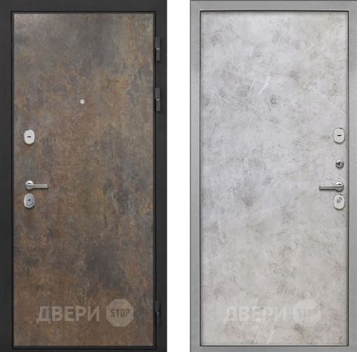 Входная металлическая Дверь Интекрон (INTECRON) Гектор Гранж Гладкая Мрамор светлый в Краснознаменске
